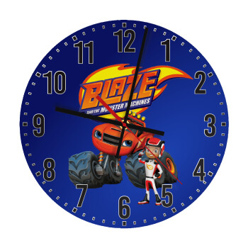 Ο Μπλέιζ και οι Φίλοι του, Ρολόι τοίχου ξύλινο (30cm)