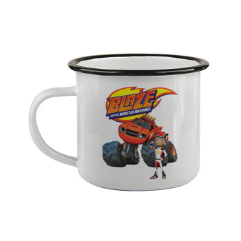 Ο Μπλέιζ και οι Φίλοι του, Κούπα εμαγιέ με μαύρο χείλος 360ml