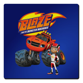 Ο Μπλέιζ και οι Φίλοι του, Τετράγωνο μαγνητάκι ξύλινο 6x6cm