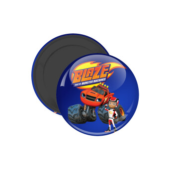 Ο Μπλέιζ και οι Φίλοι του, Μαγνητάκι ψυγείου στρογγυλό διάστασης 5cm