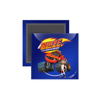 Ο Μπλέιζ και οι Φίλοι του, Μαγνητάκι ψυγείου τετράγωνο διάστασης 5x5cm