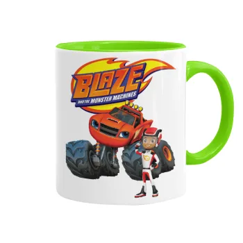 Ο Μπλέιζ και οι Φίλοι του, Κούπα χρωματιστή βεραμάν, κεραμική, 330ml