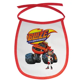 Ο Μπλέιζ και οι Φίλοι του, Σαλιάρα μωρού αλέκιαστη με κορδόνι Κόκκινη