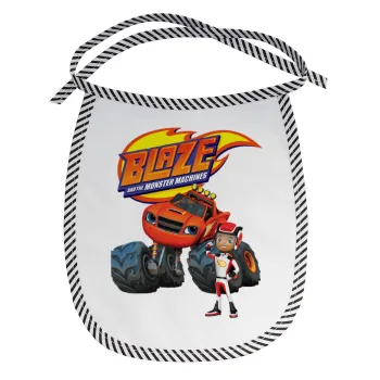 Ο Μπλέιζ και οι Φίλοι του, Σαλιάρα μωρού αλέκιαστη με κορδόνι Μαύρη