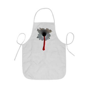 Bullet holes, Ποδιά Σεφ ολόσωμη κοντή  Παιδική (44x62cm)