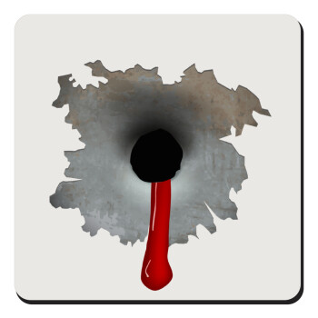 Bullet holes, Τετράγωνο μαγνητάκι ξύλινο 9x9cm