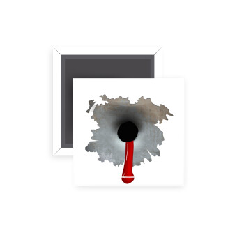 Bullet holes, Μαγνητάκι ψυγείου τετράγωνο διάστασης 5x5cm