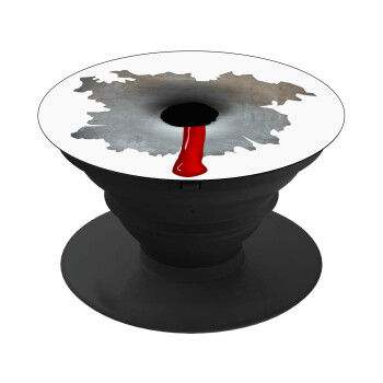 Bullet holes, Phone Holders Stand  Black Hand-held Mobile Phone Holder