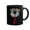 Mug black, ceramic, 330ml