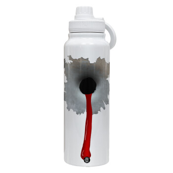 Bullet holes, Θερμός 1L Ανοξείδωτο με Βάση Κινητού & Διπλά Τοιχώματα