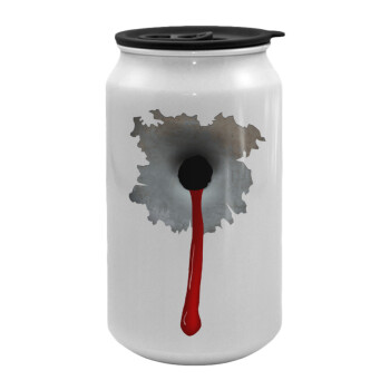 Bullet holes, Κούπα ταξιδιού μεταλλική με καπάκι (tin-can) 500ml