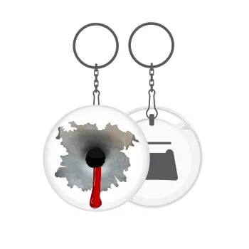 Bullet holes, Μπρελόκ μεταλλικό 5cm με ανοιχτήρι