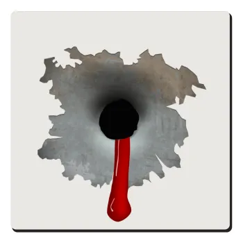 Bullet holes, Τετράγωνο μαγνητάκι ξύλινο 6x6cm