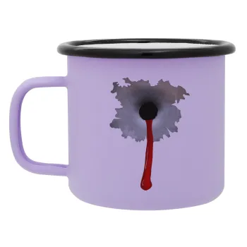 Bullet holes, Κούπα Μεταλλική εμαγιέ ΜΑΤ Light Pastel Purple 360ml