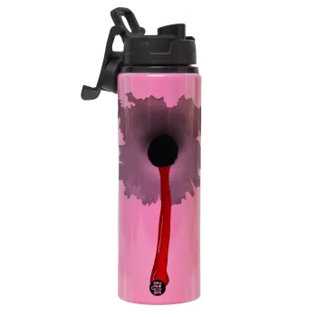 Bullet holes, Μεταλλικό παγούρι νερού με καπάκι ασφαλείας, αλουμινίου 850ml