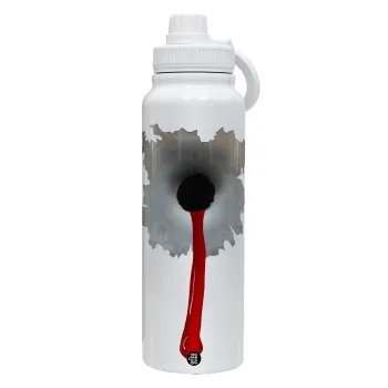 Bullet holes, Θερμός 1L Ανοξείδωτο με Βάση Κινητού & Διπλά Τοιχώματα