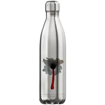 Bullet holes, Μεταλλικό παγούρι θερμός Inox (Stainless steel), διπλού τοιχώματος, 750ml