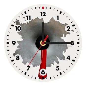 Bullet holes, Ρολόι τοίχου ξύλινο (20cm)