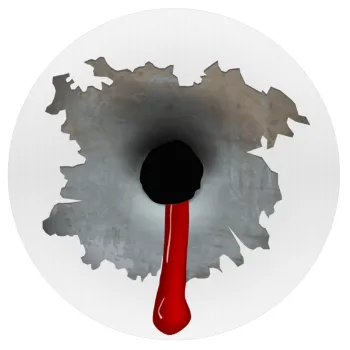 Bullet holes, Mousepad Στρογγυλό 20cm