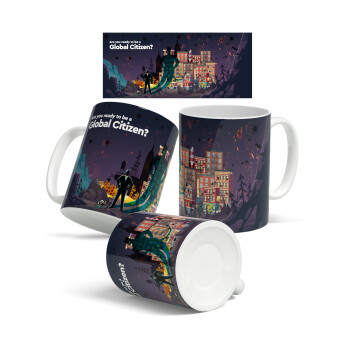 A global Citizen, Ceramic coffee mug, 330ml