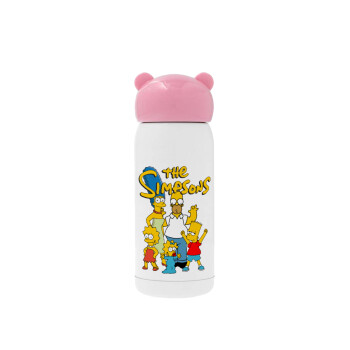 The Simpsons, Ροζ ανοξείδωτο παγούρι θερμό (Stainless steel), 320ml