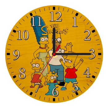 The Simpsons, Ρολόι τοίχου ξύλινο plywood (20cm)