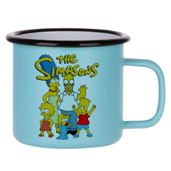 The Simpsons, Κούπα Μεταλλική εμαγιέ ΜΑΤ σιέλ 360ml