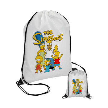 The Simpsons, Τσάντα πουγκί με μαύρα κορδόνια (1 τεμάχιο)