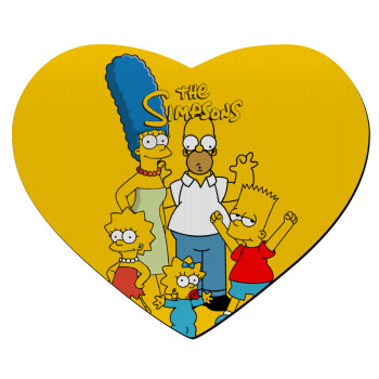 The Simpsons, Mousepad heart 23x20cm