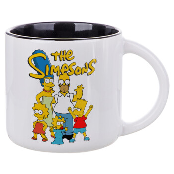 The Simpsons, Κούπα κεραμική 400ml Λευκή/Μαύρη