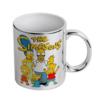 The Simpsons, Κούπα κεραμική, ασημένια καθρέπτης, 330ml