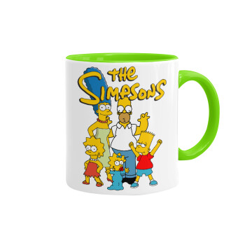 The Simpsons, Κούπα χρωματιστή βεραμάν, κεραμική, 330ml