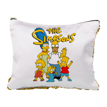 The Simpsons, Τσαντάκι νεσεσέρ με πούλιες (Sequin) Χρυσό