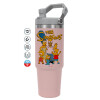 Pink color, 890ml (30oz) stainless Steel Tumbler with Handle