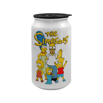 The Simpsons, Κούπα ταξιδιού μεταλλική με καπάκι (tin-can) 500ml