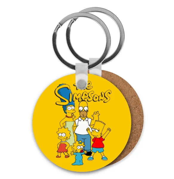 The Simpsons — Ξύλινο στρογγυλό