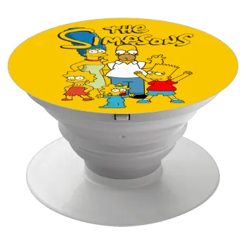 The Simpsons, Phone Holders Stand  White Hand-held Mobile Phone Holder