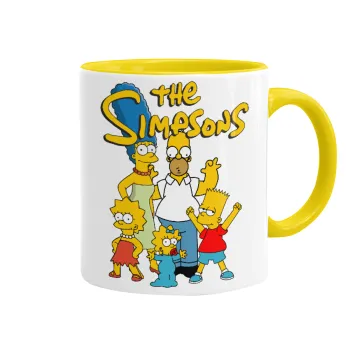 The Simpsons, Mug colored yellow, ceramic, 330ml
