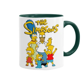 The Simpsons, Mug colored green, ceramic, 330ml