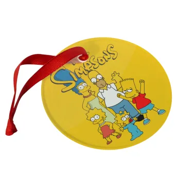 The Simpsons, Στολίδι Χριστουγεννιάτικο στολίδι γυάλινο 9cm