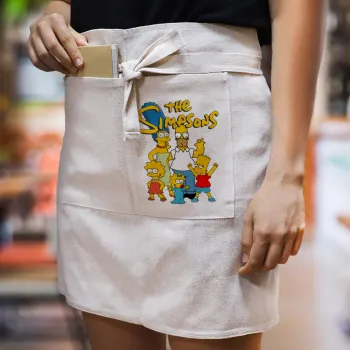 The Simpsons, Ποδιά Μέσης με διπλή τσέπη Barista/Bartender, Beige