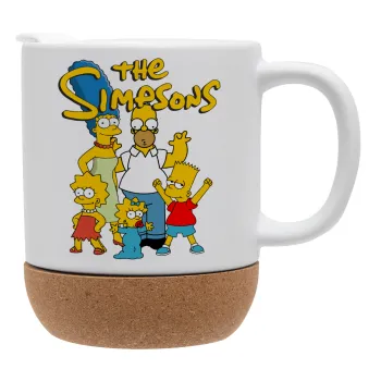 The Simpsons, Κούπα, κεραμική με βάση φελού και καπάκι (ΜΑΤ), 330ml