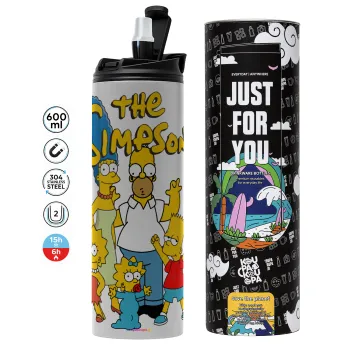 The Simpsons, Tumbler stainless steel GREY 600ml