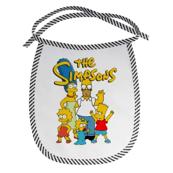 The Simpsons, Σαλιάρα μωρού αλέκιαστη με κορδόνι Μαύρη