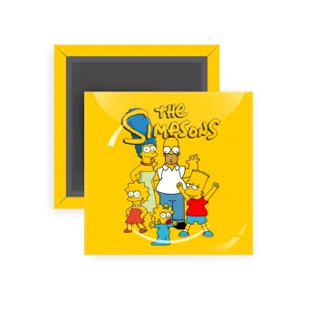 The Simpsons, Μαγνητάκι ψυγείου τετράγωνο διάστασης 5x5cm