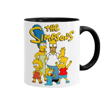 The Simpsons, Mug colored black, ceramic, 330ml