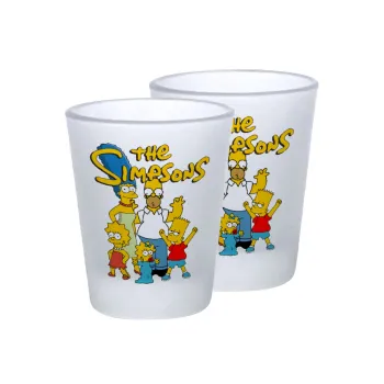 The Simpsons, Σφηνοπότηρα γυάλινα 45ml του πάγου (2 τεμάχια)