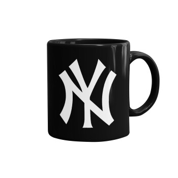 New York , Mug black, ceramic, 330ml