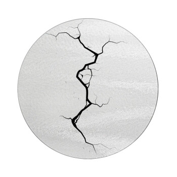 Cracked, Επιφάνεια κοπής γυάλινη στρογγυλή (30cm)