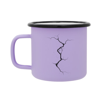 Cracked, Κούπα Μεταλλική εμαγιέ ΜΑΤ Light Pastel Purple 360ml